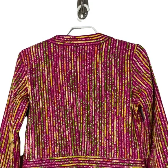 Chico's Multicolored Layered Textured Jacket Blazer - Picture 5 of 7